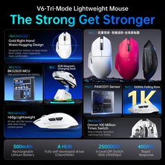 ATTACK SHARK Mouse V6