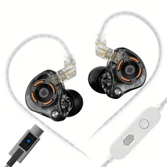 KZ Gale In-Ear Built-in DSP Sound Card Gaming Earphones