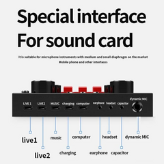 Live Sound Card V8S