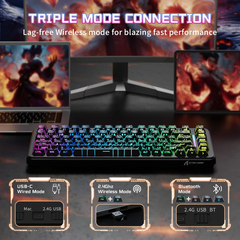 ATTACK SHARK Keyboard X82 PRO He