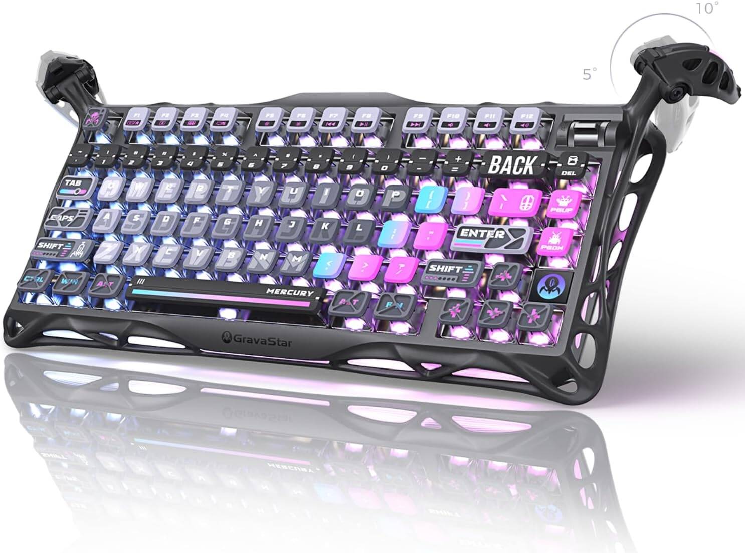 GravaStar Mercury K1 PRO Wireless Mechanical Gaming Keyboard