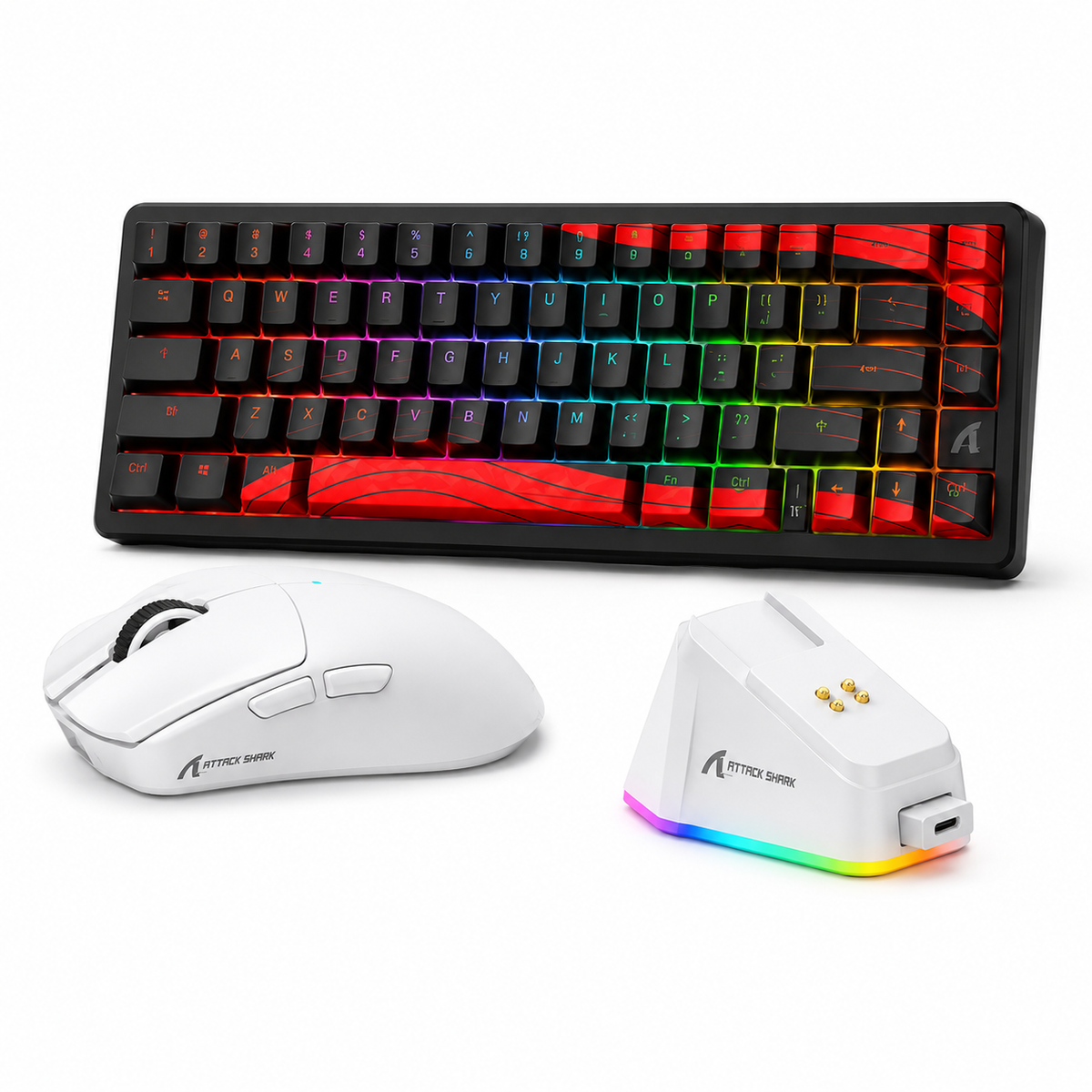 ATTACK SHARK Gaming Bundle – X68 Pro HE + X11