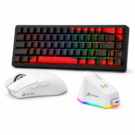 ATTACK SHARK Gaming Bundle – X68 Pro HE + X11