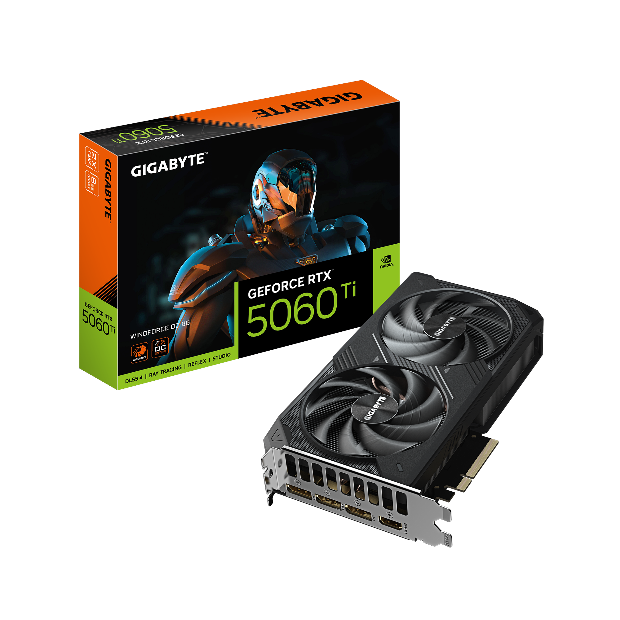 GIGABYTE GeForce RTX 5060 WINDFORCE OC 8G Video Card