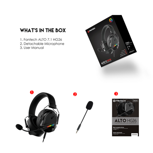 Fantech Headphone HG26 ALTO 7.1