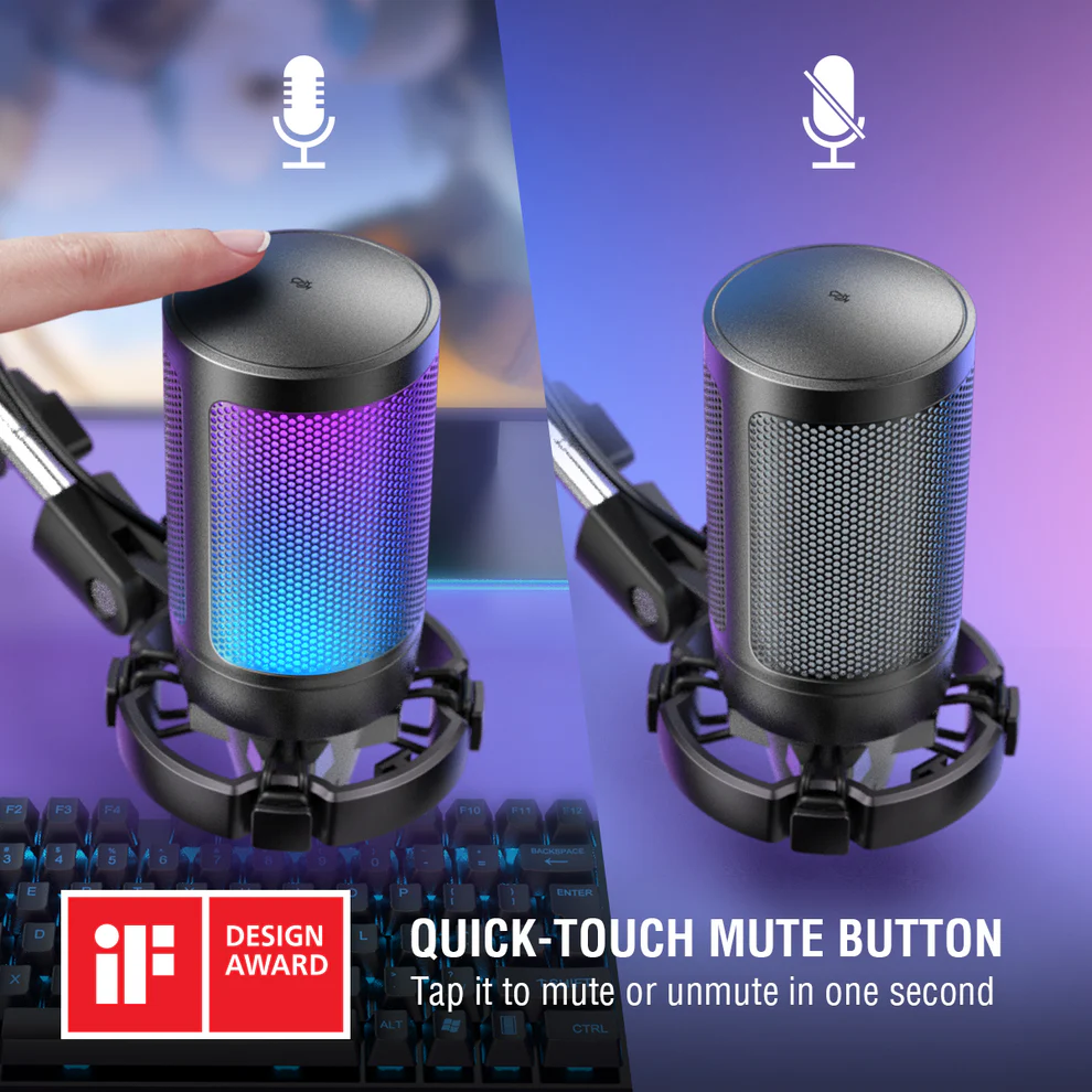 FIFINE Microphone with stand A6T