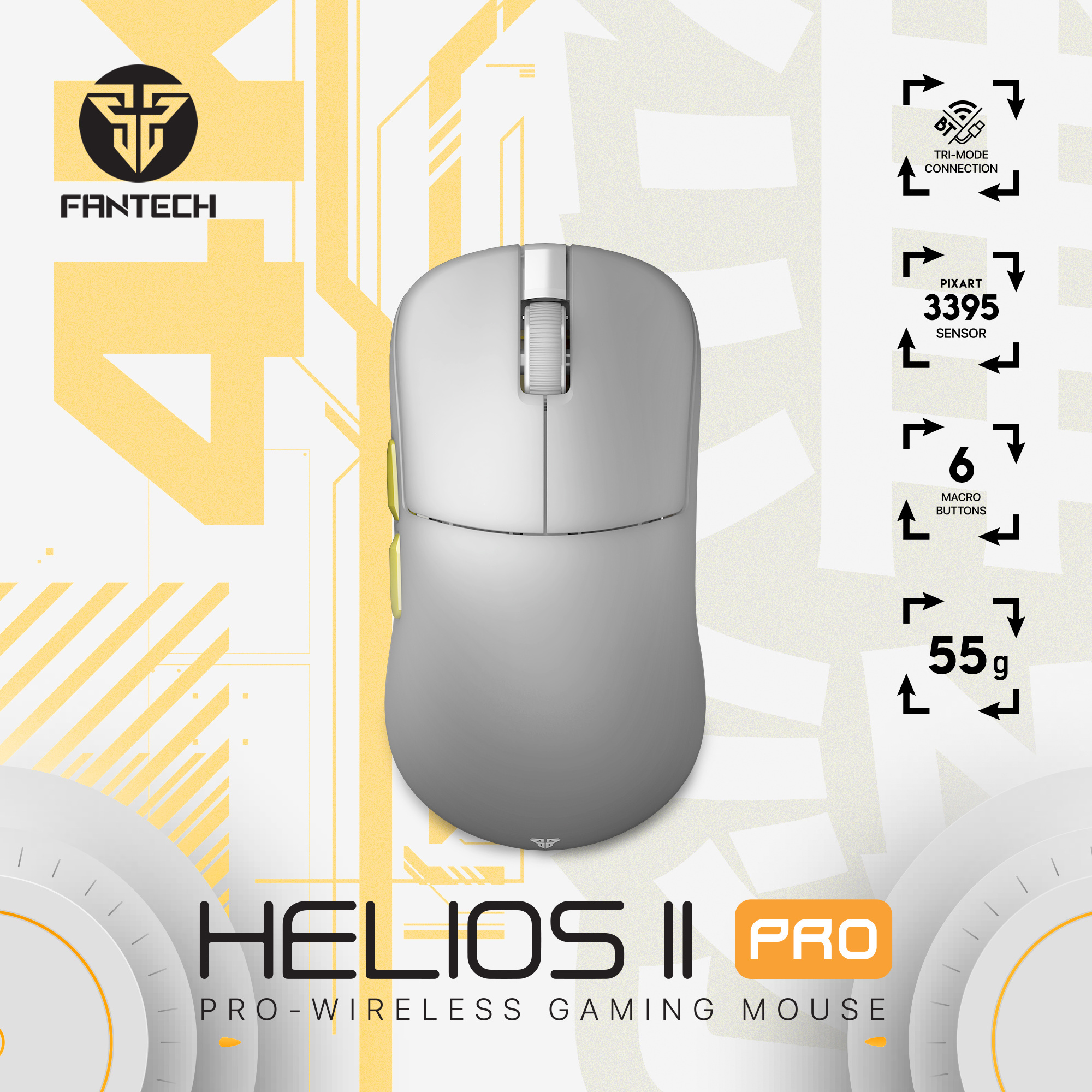 Fantech Mouse XD3V3 HELIOS II 4K