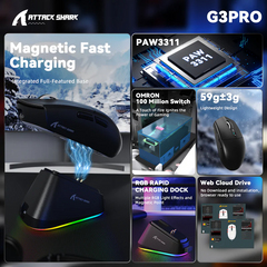 ATTACK SHARK Mouse G3 Pro