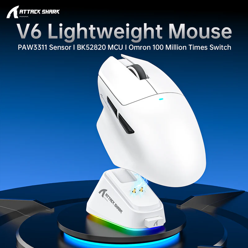 ATTACK SHARK Mouse V6