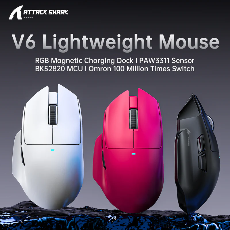 ATTACK SHARK Mouse V6