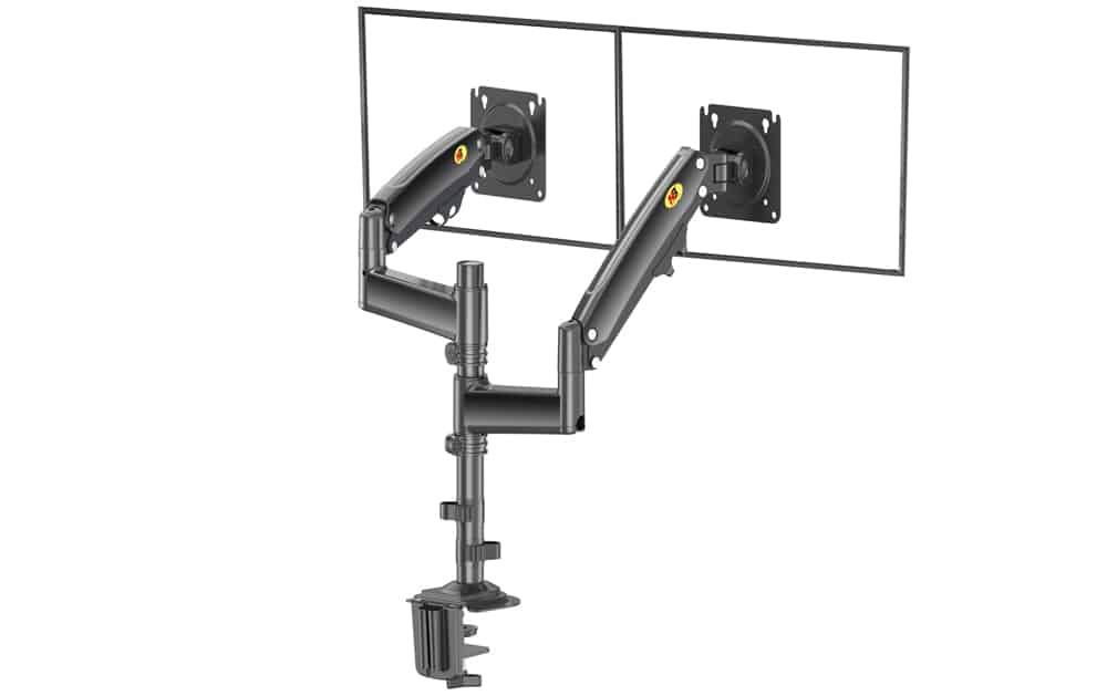 NB Monitor Dual Arm Stand H180