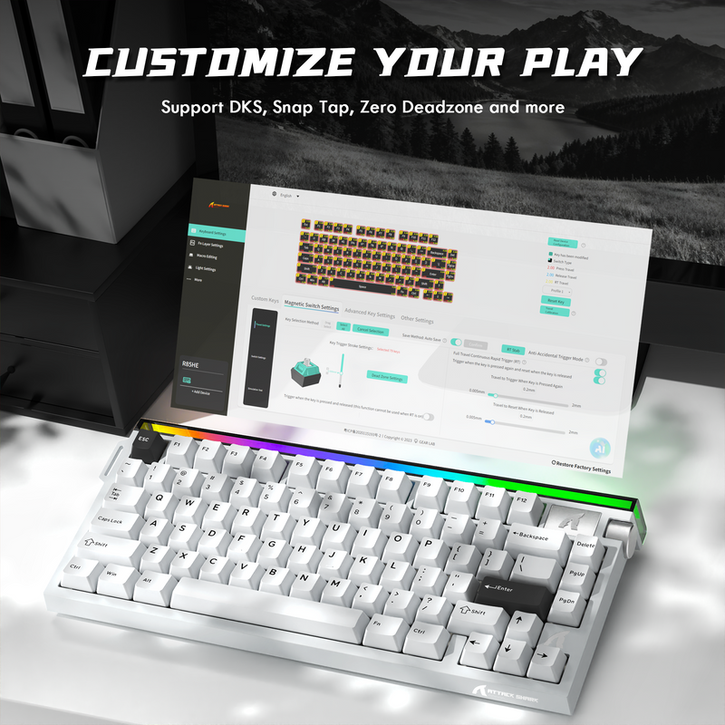 ATTACK SHARK Keyboard R85 HE