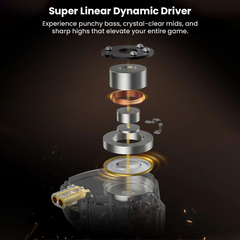 KZ Gale In-Ear Built-in DSP Sound Card Gaming Earphones