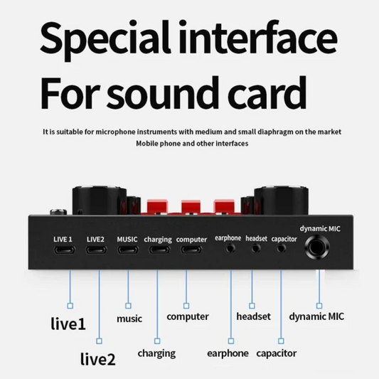 Live Sound Card V8S