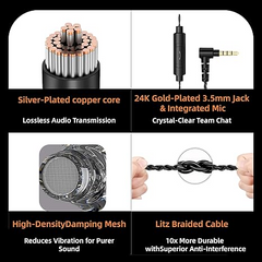 QKZ AK6 Ares IEMs Wired Gaming Earphones