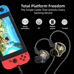 QKZ AK6 Ares IEMs Wired Gaming Earphones